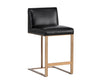 Dean Counter Stool - Antique Brass - Cantina Black