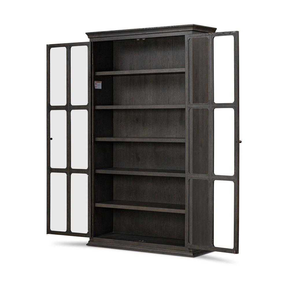 Dawes Cabinet - Smoked Black Oak