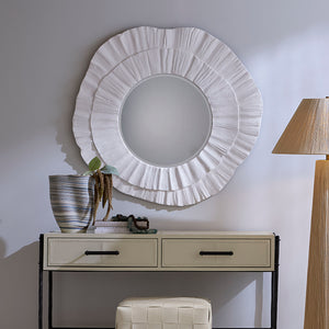 Millstone Resin Round Wall Mirror