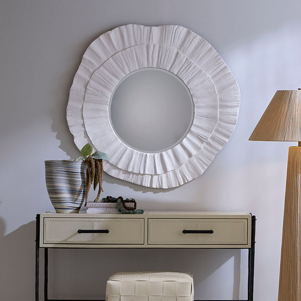 Millstone Resin Round Wall Mirror