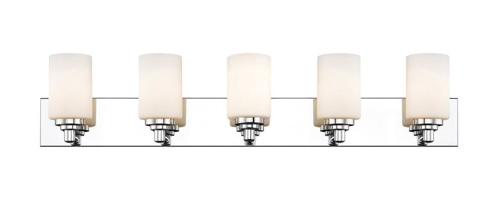 Soledad 5 Light Vanity in Chrome Finish