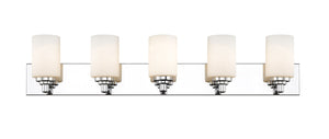Soledad 5 Light Vanity in Chrome Finish