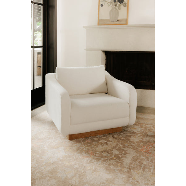 Moe's Keane Lounge Chair in Cream