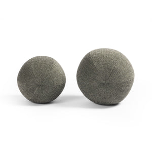 Balle Outdoor Pillow, Set Of 2 In Leto Forest And Set of 2 And 12" diam, 10" diam