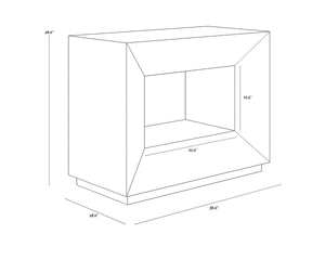 THALES NIGHTSTAND - GREY