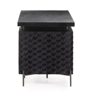 Raffael Desk In Carved Black Wash