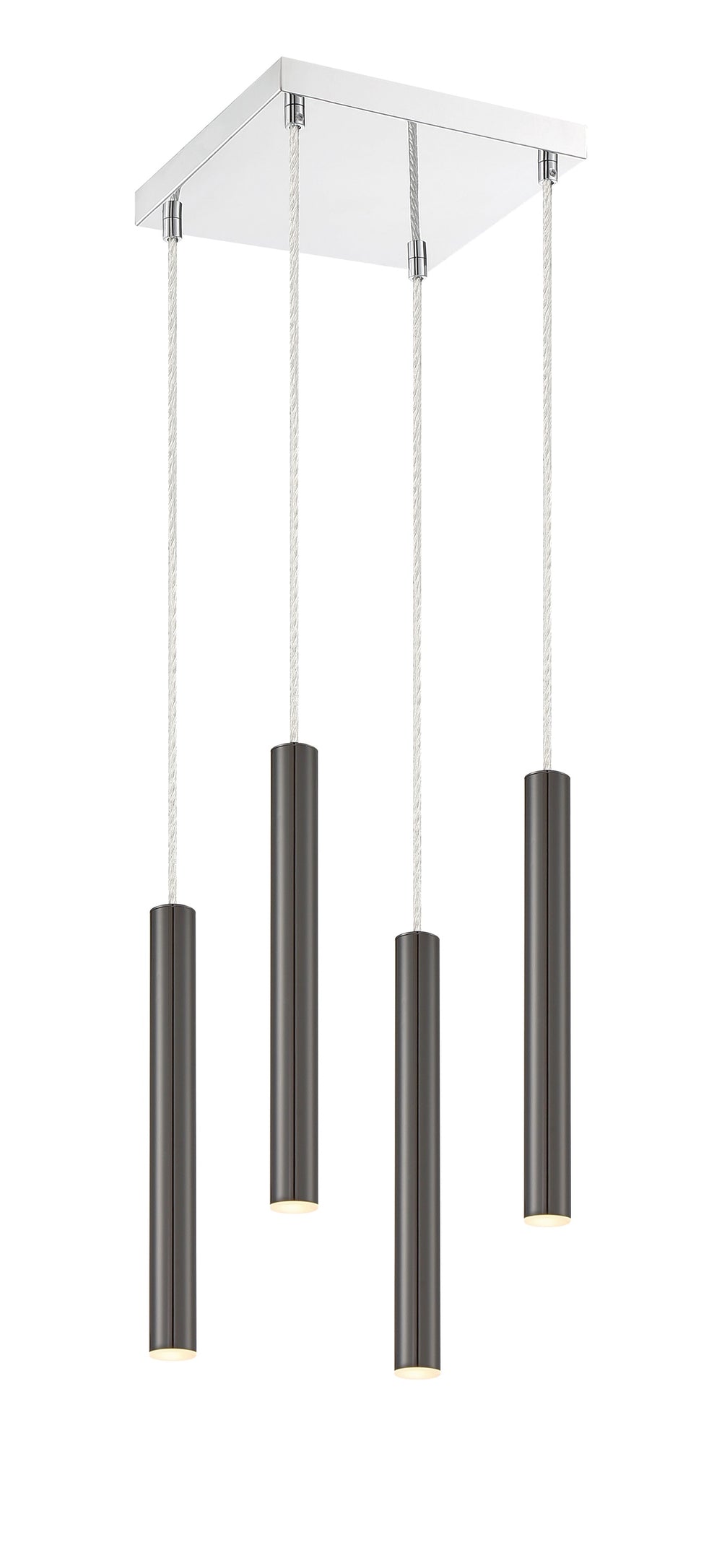 Forest 4 Light Island/Billiard in Chrome Finish