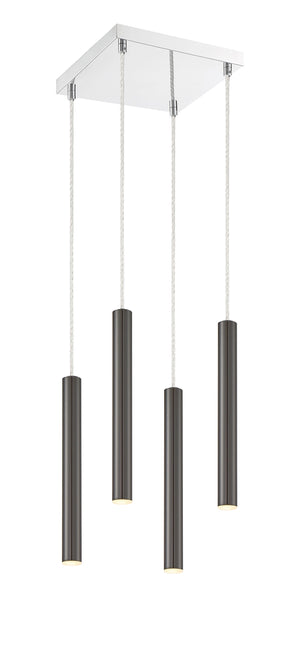 Forest 4 Light Island/Billiard in Chrome Finish