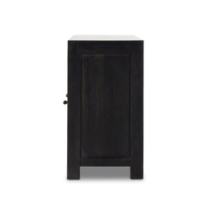 Tilda 6 Door Sideboard - Black Wash Mango