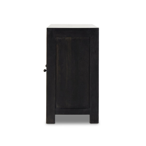 Tilda 6 Door Sideboard - Black Wash Mango
