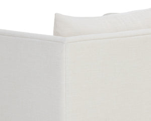 KIRA ARMCHAIR - HEATHER IVORY TWEED