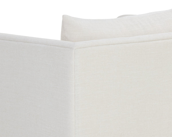 KIRA ARMCHAIR - HEATHER IVORY TWEED