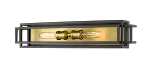 Titania 2 Light Vanity in Bronze + Olde Brass Finish