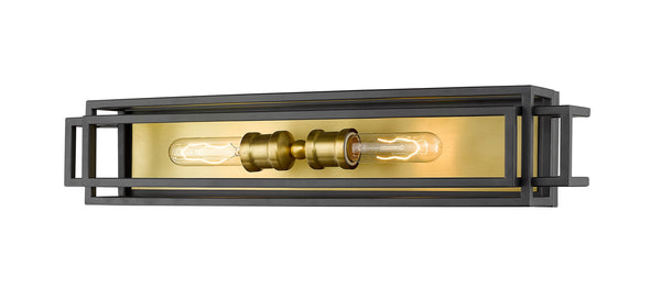 Titania 2 Light Vanity in Bronze + Olde Brass Finish