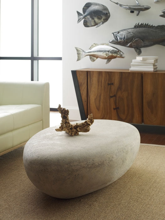 River Stone Cocktail Table, Roman Stone, LG