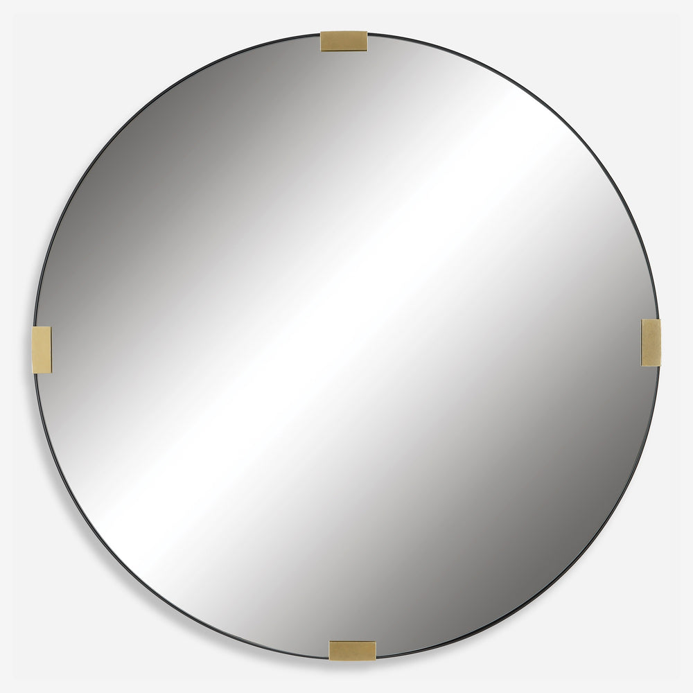 Clip Modern Round Mirror