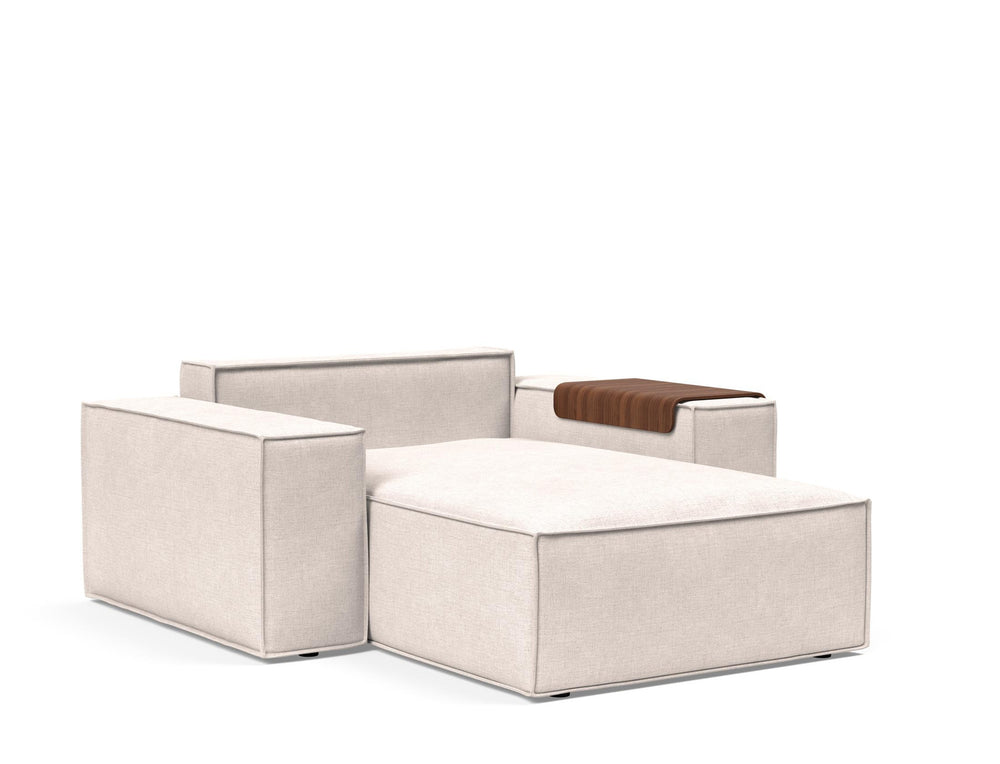 NEWILLA LOUNGER CHAIR W/WIDE ARM RESTS, 39"X61"