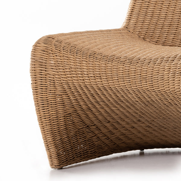 Portia Outdoor Occasional Chair In Vntg Nat