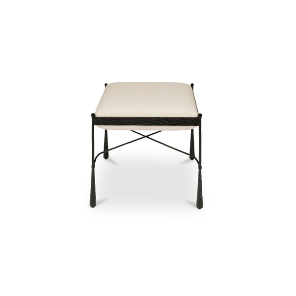Moe's Agne Stool with Flared Legs in Cream