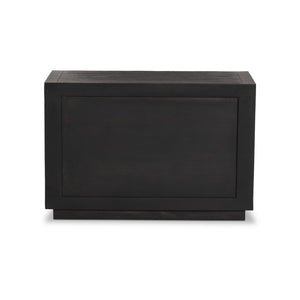 Warby Nightstand - Worn Black Veneer