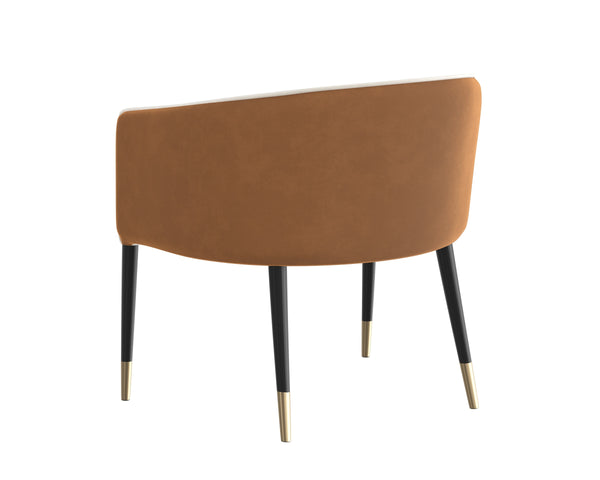 ASHER LOUNGE CHAIR - MEG TAUPE / MEG GOLD