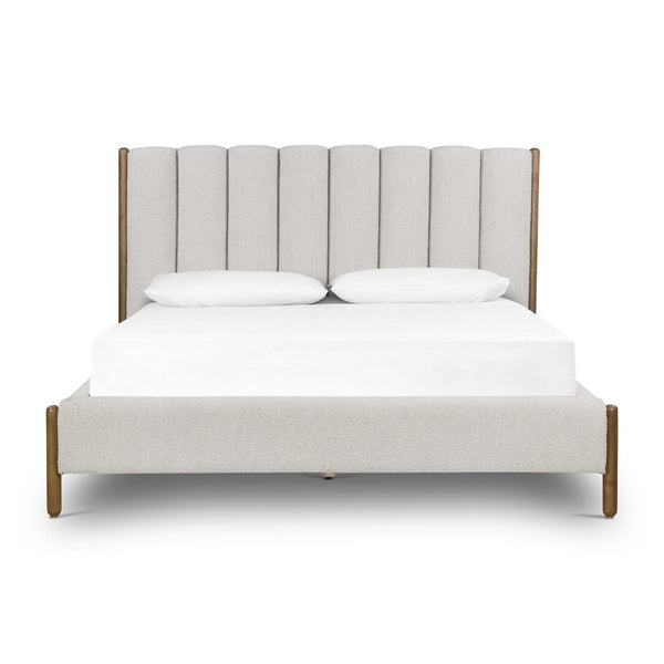 Emma Queen Bed - Knoll Sand