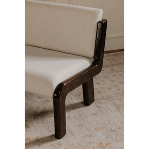 Moe's Edie Accent Chair in Flecked Ivory