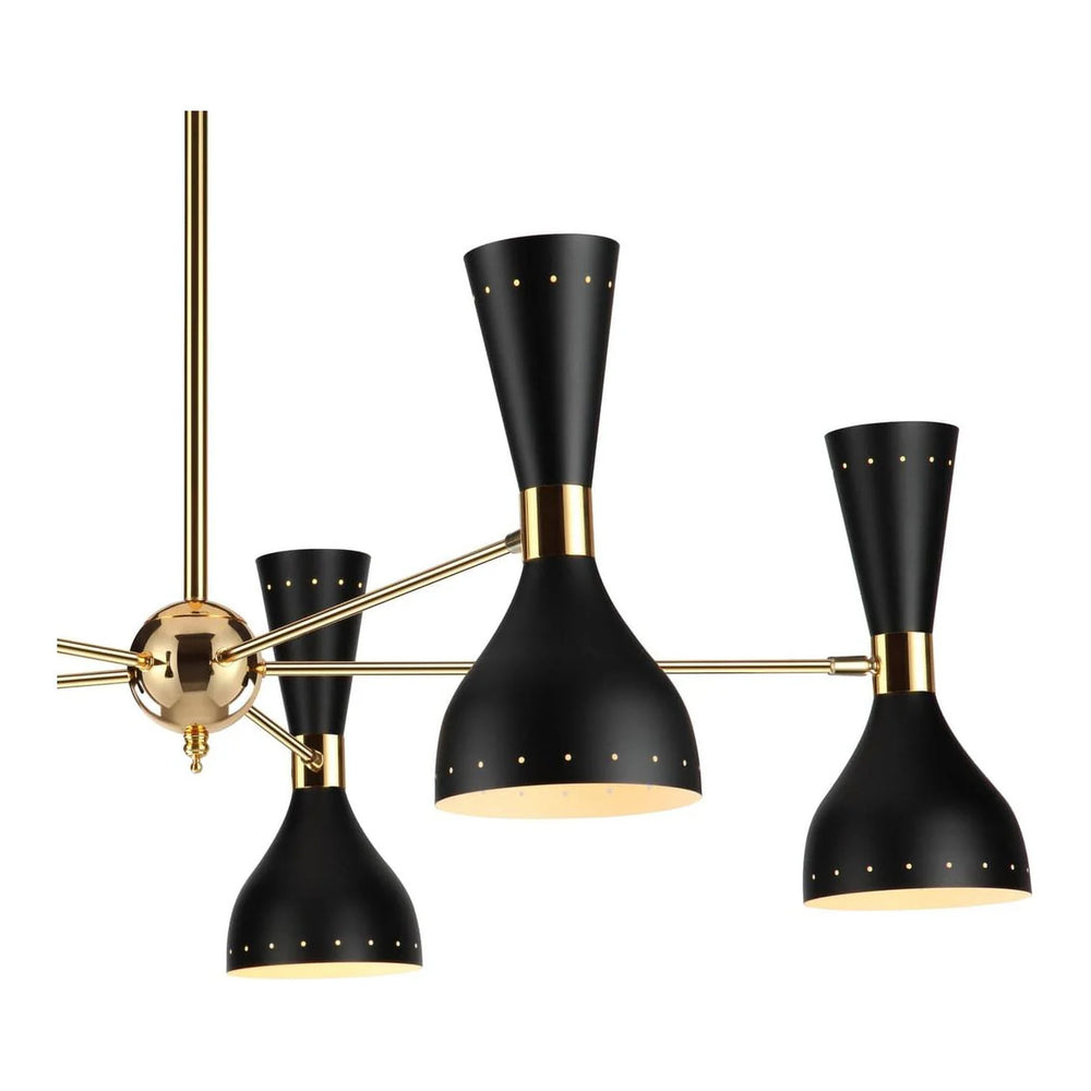Piedad 5 Light Chandelier - Black