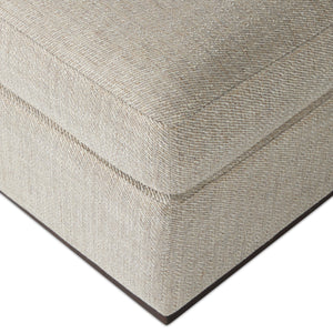 Colt Sectional Ottoman In Canton Dove-Aged Sienna