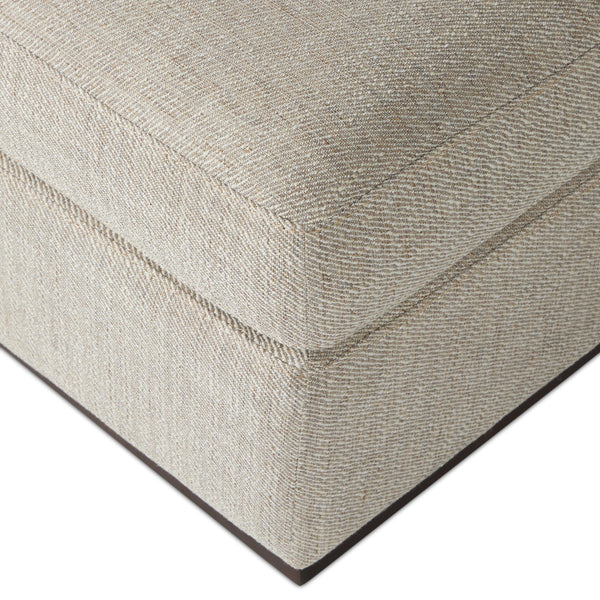 Colt Sectional Ottoman In Canton Dove-Aged Sienna