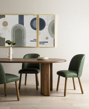 Paden Dining Table in Seasoned Brown Acacia