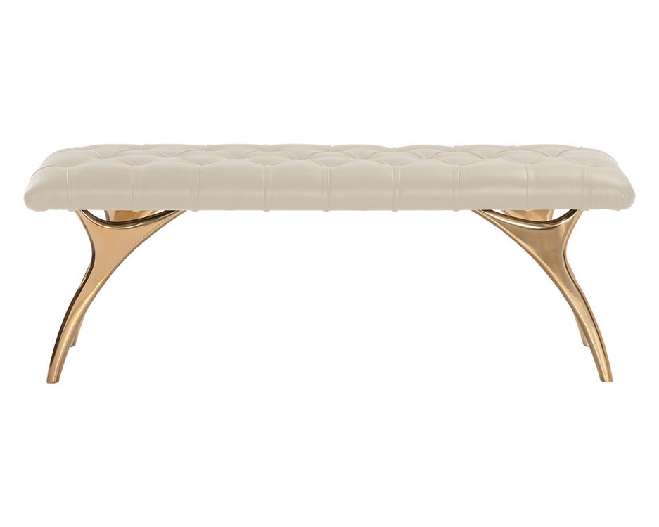 Taylen Bench - Cream