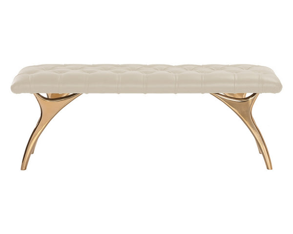 Taylen Bench - Cream