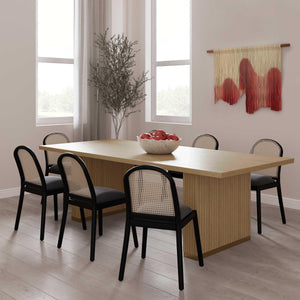 Chelsea Natural Oak Wood - Rectangular Dining Table