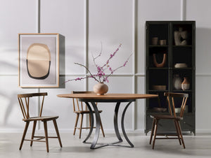 Naples Dining Chair In Light Cocoa Oak