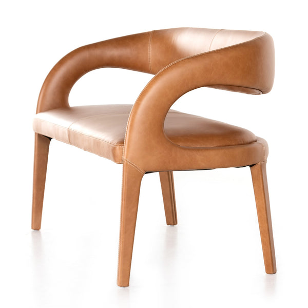 HAWKINS DINING BENCH IN SONOMA BUTTERSCOTCH LEATHER