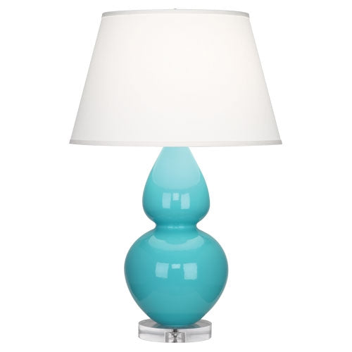 Egg Blue Double Gourd Table Lamp