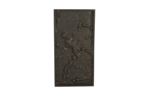 Splotch Wall Art, Silver, Rectangle - B