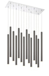 Forest 14 Light Island/Billiard in Chrome Finish
