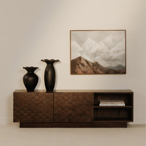 Moe's Easton Media Cabinet Brown Wood