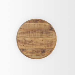 Rosie Large Brown Wood End Table