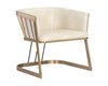 Caily Lounge Chair - Bravo Cream
