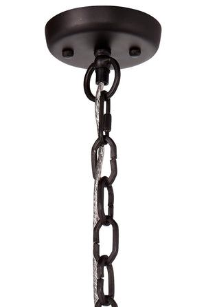 Imperial 1-Light Glass and Metal Pendant