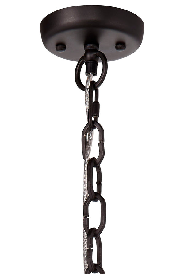 Imperial 1-Light Glass and Metal Pendant