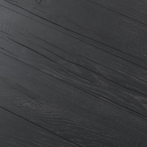 Bristol Solid Wood End Table - Aged Black