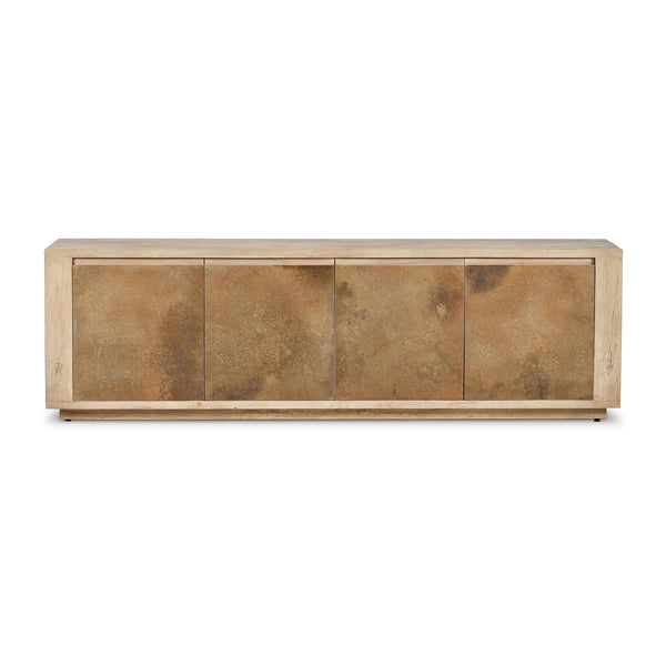 Redondo Media Console in Bleached Alder