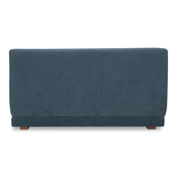 Moe's Fraser Wedge Slipper Chair Deep Blue