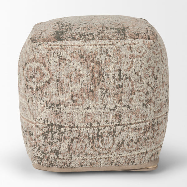 Khloe Small Taupe Pouf