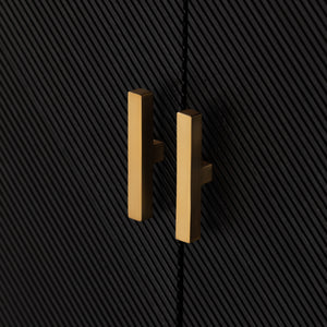 Caspian Sideboard In Black Ash Veneer