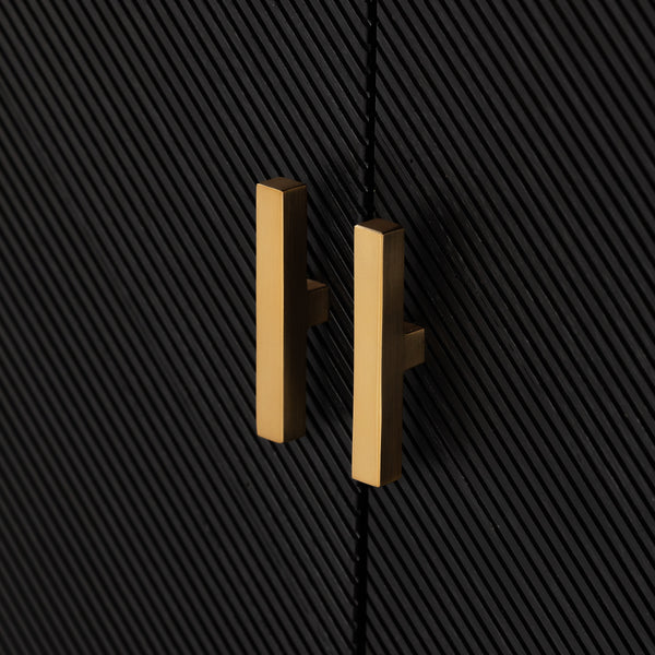 Caspian Sideboard In Black Ash Veneer
